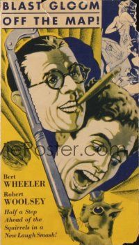 8g640 CRACKED NUTS herald '31 comedy duo Bert Wheeler & Robert Woolsey!