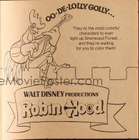 8g674 ROBIN HOOD 3 heralds '73 Walt Disney, great cartoon images of main characters!