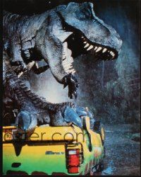 8g256 JURASSIC PARK postcard portfolio '93 Steven Spielberg, Richard Attenborough, dinosaurs!