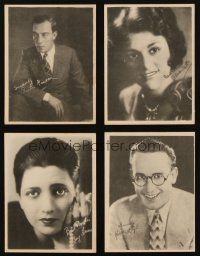 8g238 MOTION PICTURE STARS 24 collector cards '30s Harold Lloyd, Thelma Todd & many more!