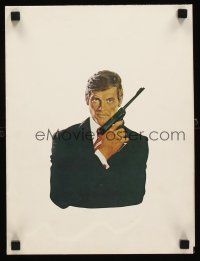 8g576 MOONRAKER promo brochure '79 art of Roger Moore as James Bond 007!