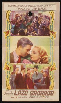 8g836 MADE FOR EACH OTHER Spanish herald '44 troubled young couple Carole Lombard & James Stewart!