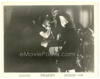 8j098 BLOOD OF DRACULA 8x10 still '57 great close up of female vampire Sandra Harrison attacking!