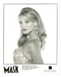 8j145 CAMERON DIAZ 8x10 still #87 '94 great portrait of super sexy actress in skimpy dress!