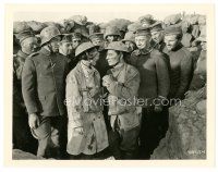 8j270 DOUGHBOYS 8x10.25 still '30 Buster Keaton & Sally Eilers with soldiers in foxhole!