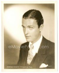 8j291 EDWARD NUGENT 8x10 still '30s great head & shoulders portrait wearing suit & tie!