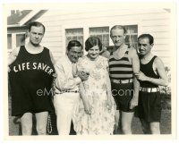 8j301 ERNST LUBITSCH 8x10 still '20s with his wife, Charles Ray, Conrad Nagel & Chester Franklin!