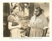 8j371 GEORGE WASHINGTON SLEPT HERE 8x10 still '42 Hattie McDaniel stares at pretty Ann Sheridan!