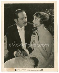 8j611 MADEMOISELLE MODISTE 8x10 still '26 great close up of French Corinne Griffith & Norman Kerry!