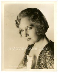8j614 MADGE EVANS 8x10 still '30s great head & shoulders portrait of the pretty actress!