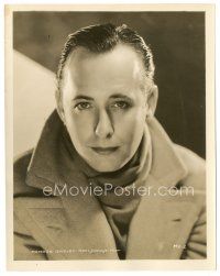 8j669 MONROE OWSLEY 8x10 still '30s great head & shoulders portrait wearing cool coat!