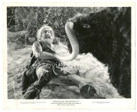 8j724 ONE MILLION B.C. 8x10 still '40 great close up of Lon Chaney Jr. with horned beast!