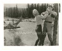 8j789 RIVER OF NO RETURN 8x10 still '54 sexy Marilyn Monroe fights with Robert Mitchum!