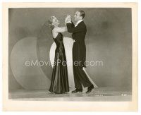 8j794 ROBERTA 8x10 still '35 wonderful close up of Fred Astaire & Ginger Rogers dancing!