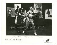 8j802 ROLLING STONES 8x10 publicity still '81 Mick Jagger, Keith Richards, Bill Wyman!