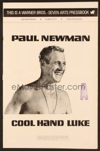 8m361 COOL HAND LUKE pressbook '67 Paul Newman prison escape classic!