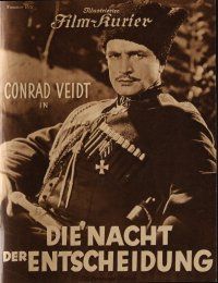8m243 DIE NACHT DER ENTSCHEIDUNG German program '31 Conrad Veidt, The Night of the Decision!