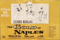 8m367 EVERY DAY'S A HOLIDAY pressbook R57 De Sica's L'Oro di Napoli, Sophia Loren, Gold of Naples!