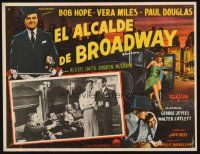 8p720 BEAU JAMES Mexican LC '57 great image of Bob Hope as New York City Mayor Jimmy Walker!