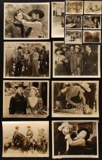 8s045 LOT OF 82 WESTERN 8X10 STILLS '40s-50s great images from many different cowboy movies!