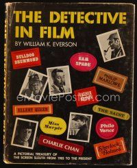 8s208 DETECTIVE IN FILM first edition hardcover book '72 a pictorial treasury of the screen sleuth!