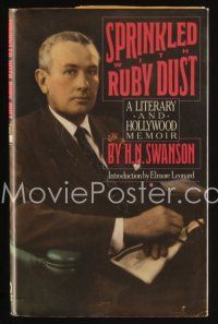 8s232 SPRINKLED WITH RUBY DUST first edition hardcover book '89 A Literary and Hollywood Memoir!