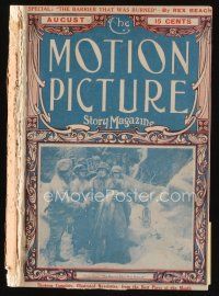 8s131 MOTION PICTURE magazine August 1912 The Barrier That Was Burned by Rex Beach!