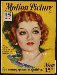 8s138 MOTION PICTURE magazine May 1932 Myrna Loy by Stone, Why white women are unsafe in Honolulu!