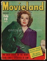 8s175 MOVIELAND vol 1 no 1 magazine February 1943 Why Greer Garson Did Not Marry!