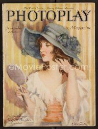 8s114 PHOTOPLAY magazine November 1919 art of beautiful Lillian Gish by Alfred Cheney Johnston!