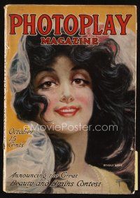 8s101 PHOTOPLAY magazine October 1915 artwork of pretty Beverly Bayne by Otto Toaspern!