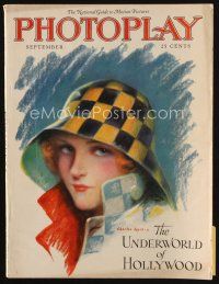 8s123 PHOTOPLAY magazine September 1927 May Allison by Charles Sheldon, best Kennedy article!