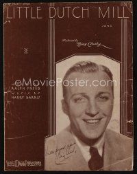 8s476 LITTLE DUTCH MILL sheet music '34 by Ralph Freed & Harry Barris, featured by Bing Crosby!