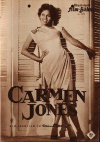 8s288 CARMEN JONES German program '56 different images of sexy Dorothy Dandridge & Harry Belafonte!
