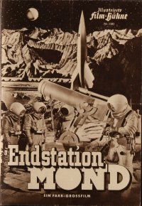 8s294 DESTINATION MOON German program '51 Robert A. Heinlein, cool different sci-fi images!