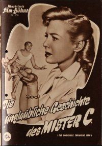 8s305 INCREDIBLE SHRINKING MAN German program '57 Jack Arnold classic, cool different images!