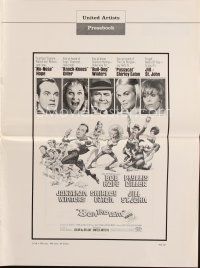 8s339 8 ON THE LAM pressbook '67 Bob Hope, Phyllis Diller, Jill St. John, Jack Davis art of cast!