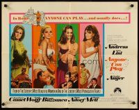 8t023 ANYONE CAN PLAY 1/2sh '68 sexiest near-naked Ursula Andress, Virna Lisi, Auger & Mell!