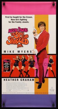 8y171 AUSTIN POWERS: THE SPY WHO SHAGGED ME Aust daybill '99 Mike Myers, sexy Heather Graham!