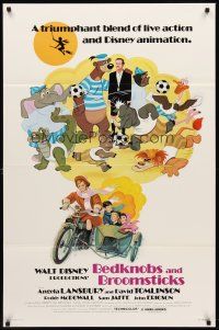 8z092 BEDKNOBS & BROOMSTICKS 1sh R79 Walt Disney, Angela Lansbury, great cartoon art!
