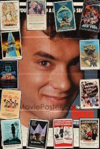 9a002 LOT OF 61 FOLDED ONE-SHEETS '39 - '88 Big, Blue Lagoon, Cinderella & many more!