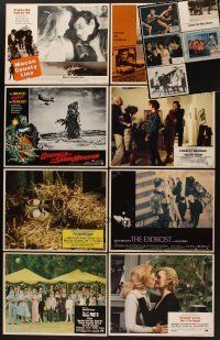 9a013 LOT OF 13 LOBBY CARDS '59-78 Exorcist, Death Wish, Godfather II, Godzilla vs Smog Monster!