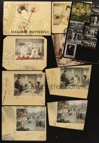 9a017 LOT OF 16 ITALIAN AND ENGLISH LOBBY CARDS AND STILLS '54 cool images from Madame Butterfly!