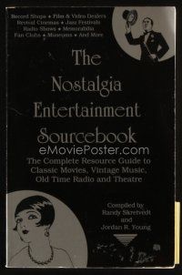9a247 NOSTALGIA ENTERTAINMENT SOURCEBOOK first edition paperback book '91 guide to classic movies!