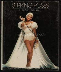 9a228 STRIKING POSES first edition hardcover book '77 color Photographs from the Kobal Collection!