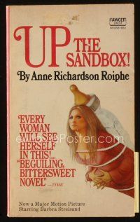9a255 UP THE SANDBOX first paperback edition paperback book '72 Anne Richardson Roiphe's novel!