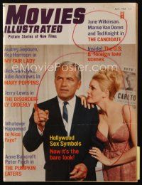 9a152 MOVIES ILLUSTRATED magazine April 1965 sexy June Wilkinson & Ted Knight in The Candidate!