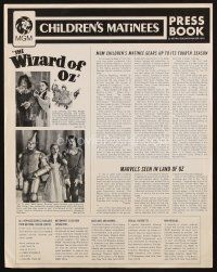 9a426 WIZARD OF OZ pressbook R74 Victor Fleming, Judy Garland all-time classic!