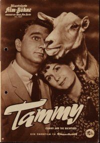 9a198 TAMMY & THE BACHELOR German program '58 Debbie Reynolds & Leslie Nielsen, different images!