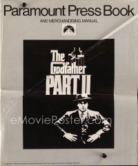 9a353 GODFATHER PART II pressbook '74 Al Pacino in Francis Ford Coppola classic crime sequel!